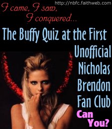 I Slayed the Buffy Quiz at the NBFC!